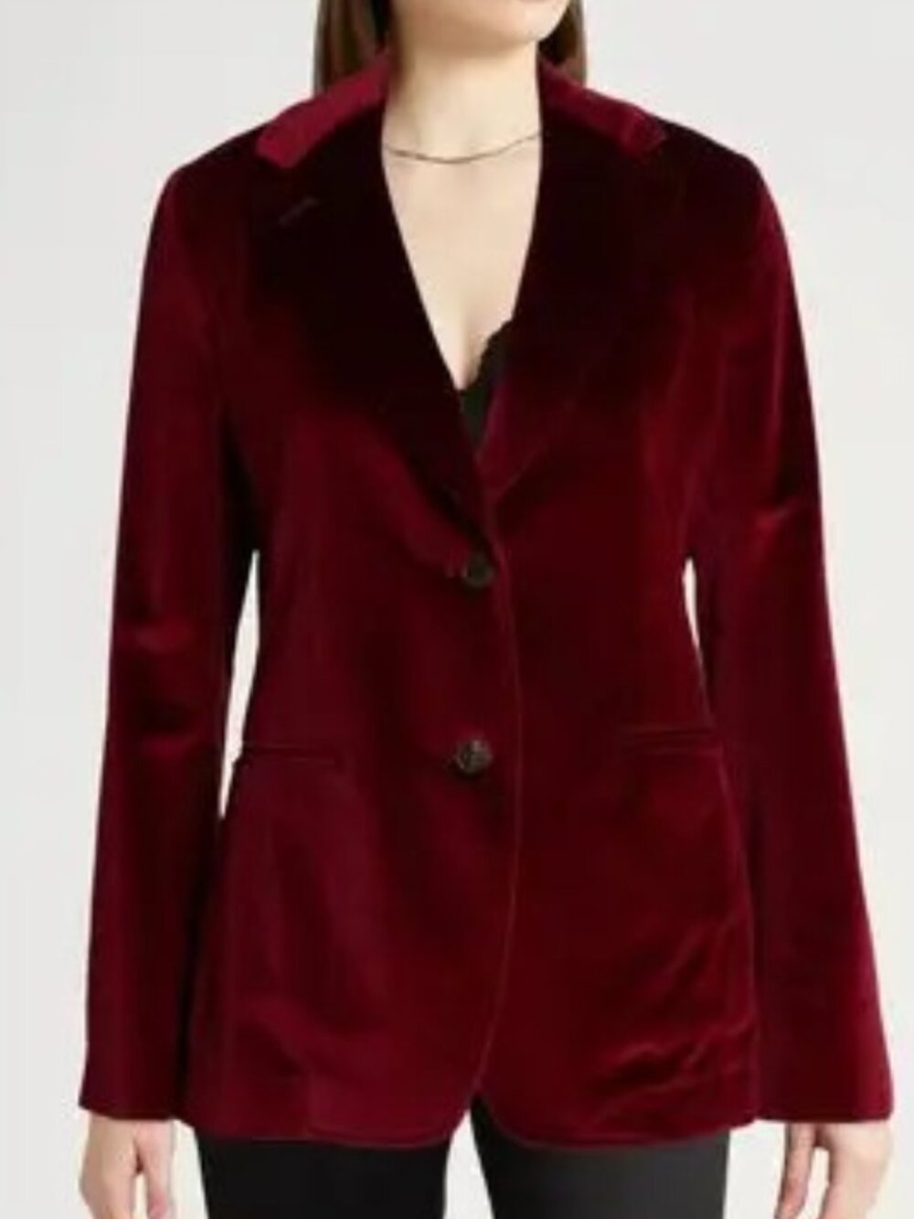 NWT! Alex Marie Red Velvet Blazer Jacket Size 10 Single Button Lined